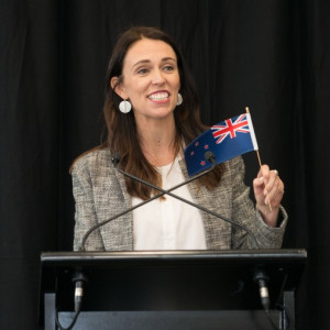 Jacinda Ardern in Dunedin